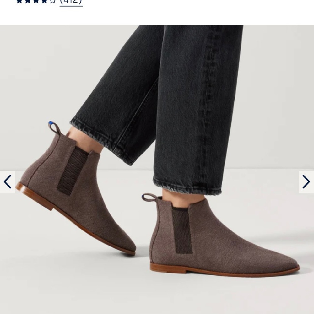 Rothy’s ankle boots size 8.5 brown color, only worn less than 5 times